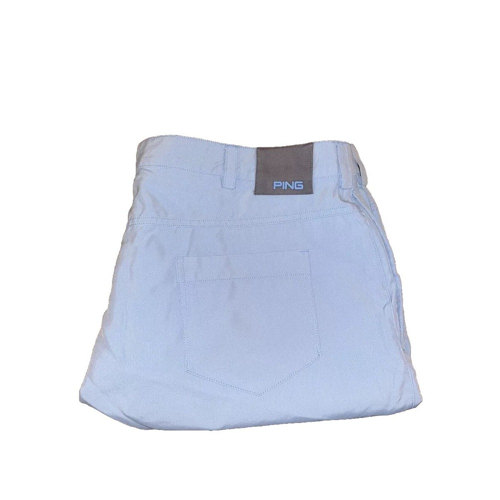 Ping Oxford Sensor Cool Golf Performance Flex Shorts Men's Size 40 Blue - Picture 1 of 5